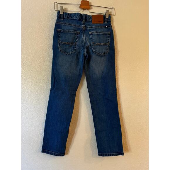Lucky Brand Boys Classic Fit Straight Jeans 12 Blue Denim 5-Pockets - Picture 3 of 10
